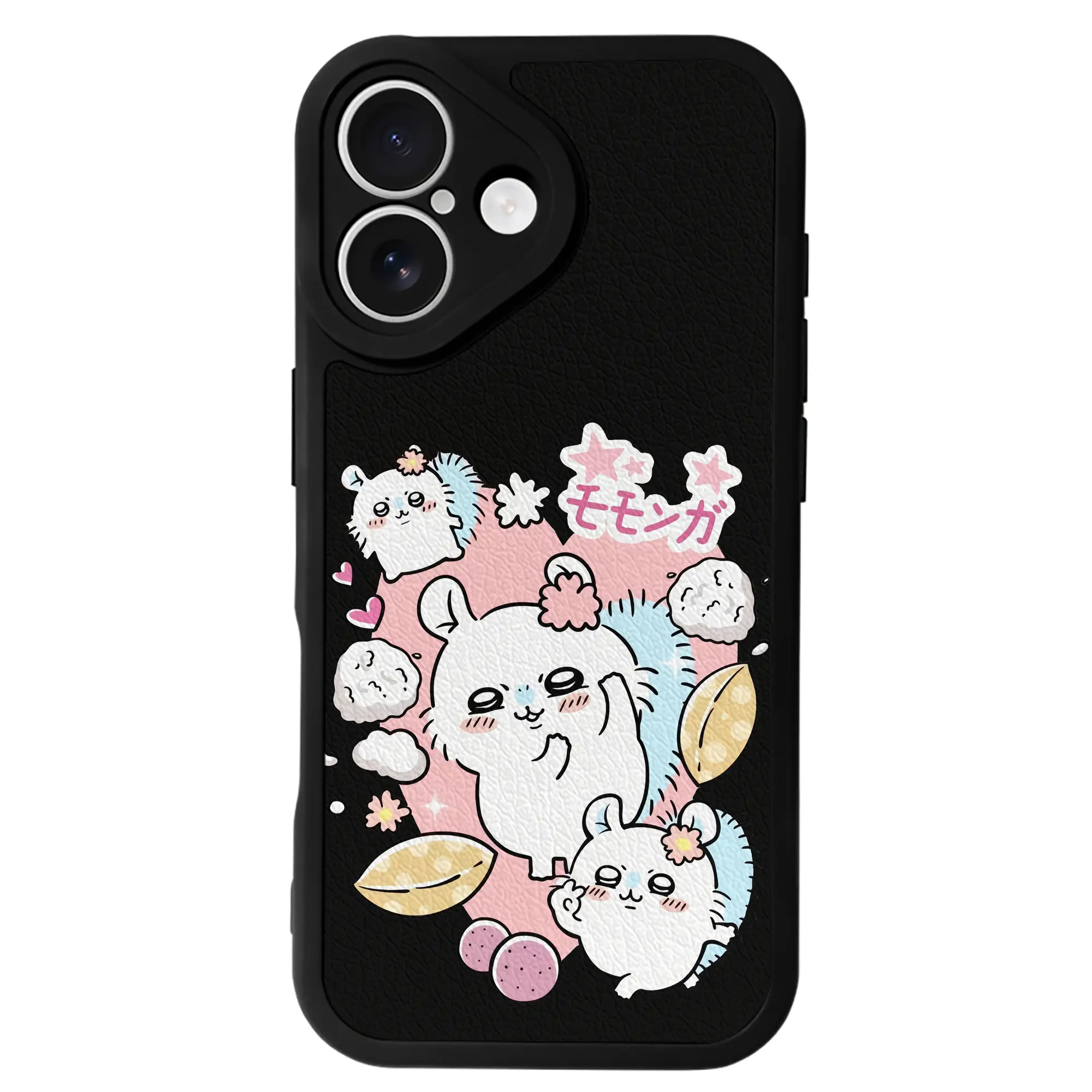 ちい が わ グッズ モモンガ - IPhone 16シリーズ対応 ・ シリコンスマホケース ・ レザー調 ・ 高精度フィット ・ 耐衝撃 ・ ワイヤレス充電対応 ・ 精密カット